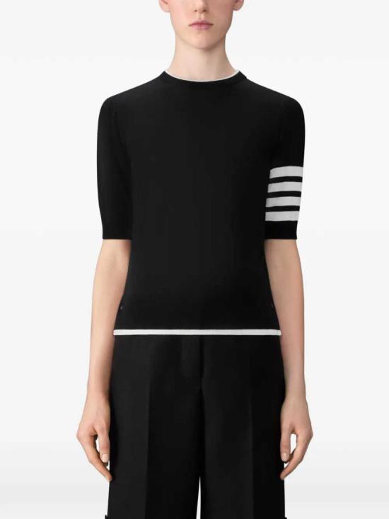 26FW 톰브라운 스웨터 FKA471DY1014 BLACK 001 - THOM BROWNE