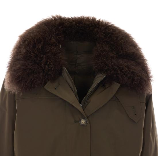 26FW 루 안드레아 패딩 YV2581011DKA MORO BROWN GREEN - LOU ANDREA