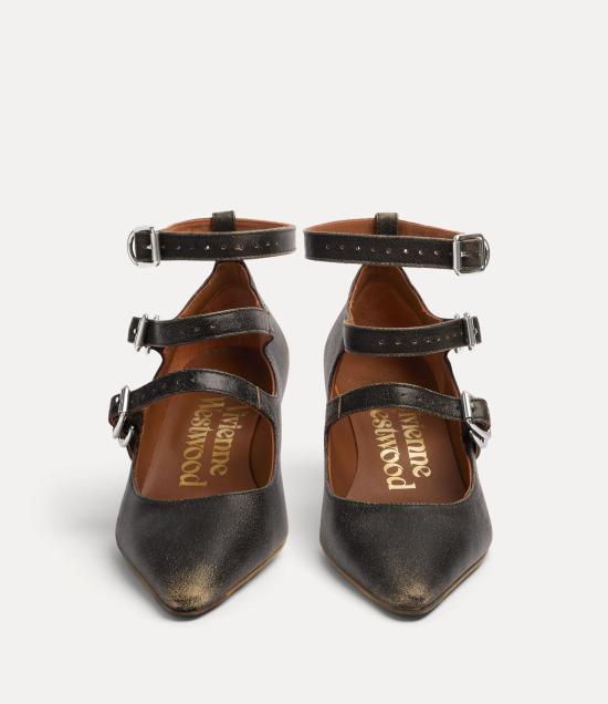 26FW 비비안웨스트우드 힐/펌프스 74140001WL00FC P410 OFF BLACK - VIVIENNE WESTWOOD