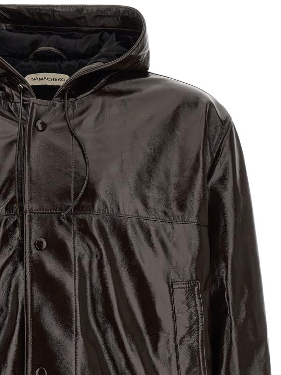 26FW 나마체코 가죽 자켓 NW26303NLN62047020 Brown - NAMACHEKO