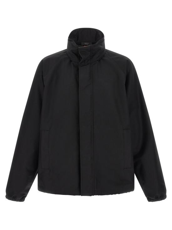 26FW 구찌 컴팩트 코튼 캔버스 지퍼 재킷 871672ZAUW71000 Black