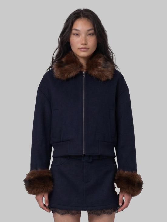 26FW 셀프 포트레이트 코트 SC26 121J BLUE