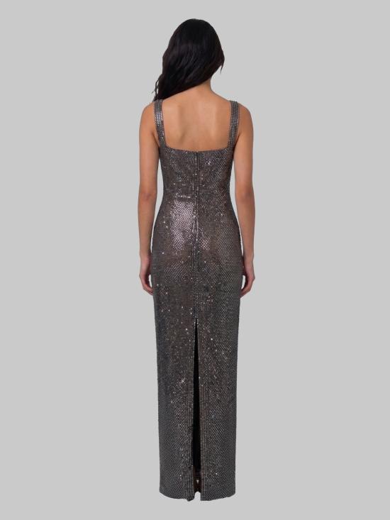 26FW 셀프 포트레이트 미디 원피스 SC26 005X GREY - SELF PORTRAIT