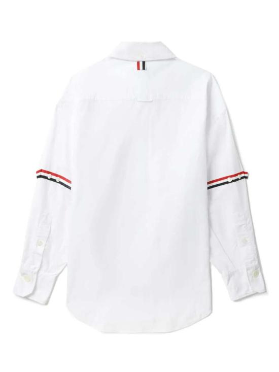 26FW 톰브라운 RWB 스트라이프 디테일 셔츠 FLL079EF0313 WHITE 100 - THOM BROWNE