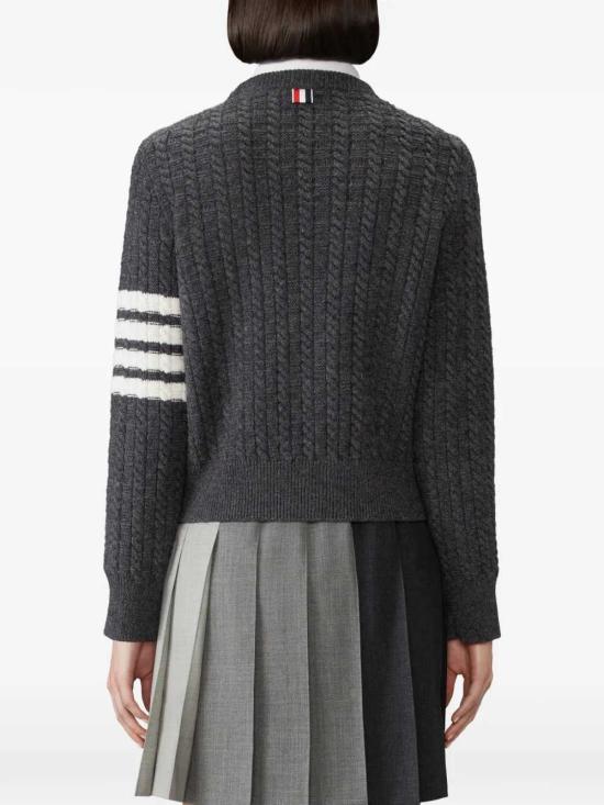 26FW 톰브라운 스웨터 FKA526AY1005 DARK GREY 025 - THOM BROWNE