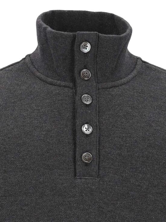 26FW 톰브라운 터틀넥 MJT590AJ0328 CHARCOAL 015 - THOM BROWNE