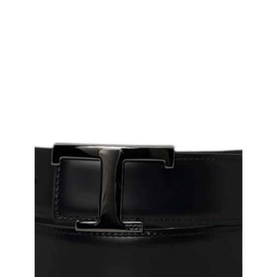 26FW 토즈 T 타임리스 리버서블 벨트 XCMCQR55100H DL01L7 BLACK BROWN - TODS