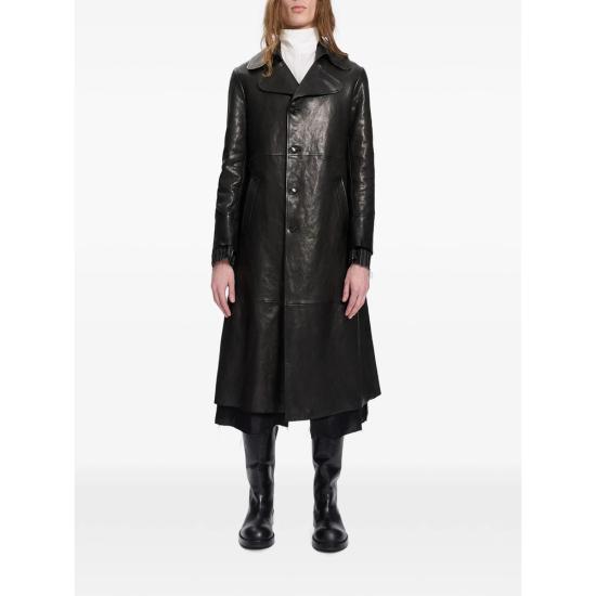 26FW 앤 드뮐미스터 코트 B0014444 LT137 099 BLACK - ANN DEMEULEMEESTER