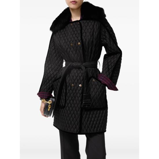 26FW 버버리 코트 8129398 FLORISTON A1189 BLACK - BURBERRY