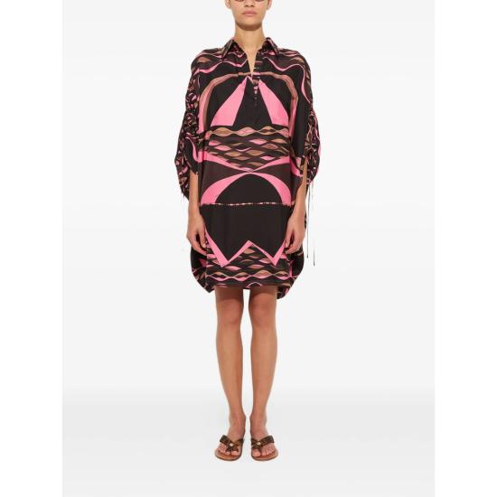 26FW 푸찌 원피스 6URL10 6U781 058 BROWN PINK - PUCCI