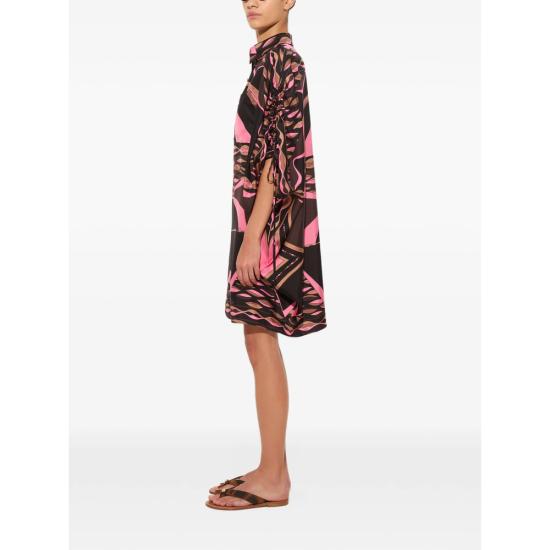 26FW 푸찌 원피스 6URL10 6U781 058 BROWN PINK - PUCCI