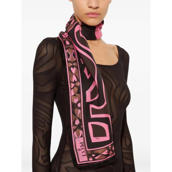 26FW 푸찌 머플러/스카프 6UGB77 6UC27 1 BLACK PINK - PUCCI