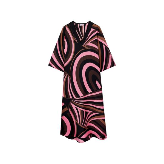 26FW 푸찌 원피스 6URL50 6U751 010 BLACK PINK