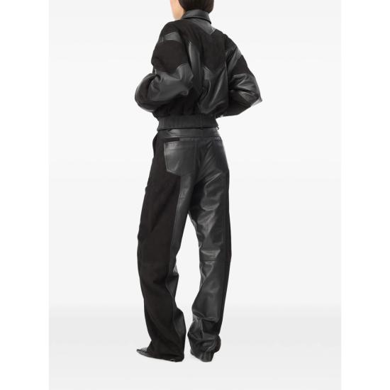 27SS 로테이트 자켓 116860100 CROPPED LE 100 BLACK - ROTATE
