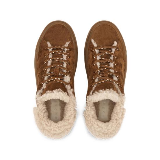 26FW 호간 스니커즈 HXW7050GG10U TB7D99 BROWN - HOGAN
