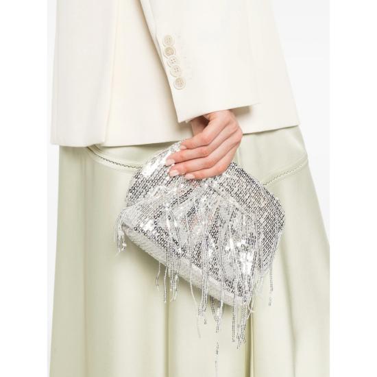 26FW 더모아레 클러치/파우치 262WTMBS0 OOLH SILVE SILVER - THEMOIRE