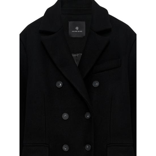 26FW 애니빙 코트 A 01 12445 BLK26 BLACK - ANINE BING