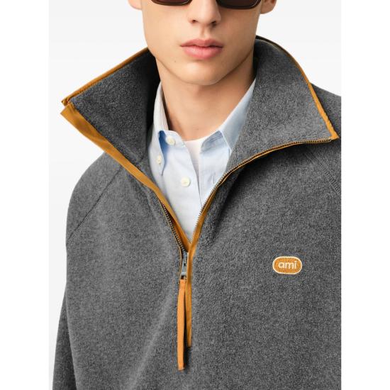 26FW 아미 니트웨어 UJK943 PL0115 095 GREY - AMI