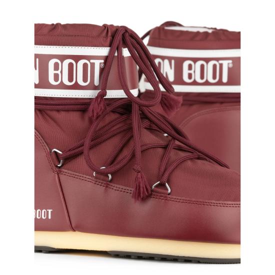 26FW 문부츠 아이콘 나일론 로우 부츠 80D1409340 D013 RED - MOON BOOT