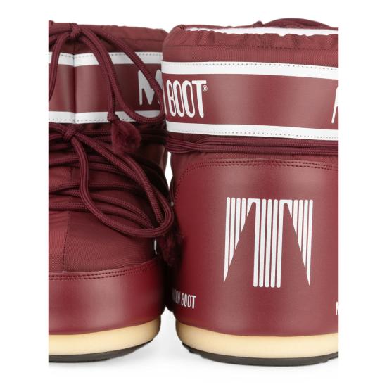 26FW 문부츠 아이콘 나일론 로우 부츠 80D1409340 D013 RED - MOON BOOT