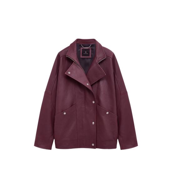 26FW 애니빙 가죽 자켓 A 01 12441 BGN32 RED