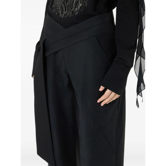 26FW 블루마린 스트레이트 팬츠 RF6220 T903A 22222 BLACK - BLUMARINE