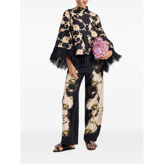 26FW 라 더블제이 팔라초 팬츠 TRO0210 SIL001BTC0 BL01 BLACK NEUTRALS - LA DOUBLEJ