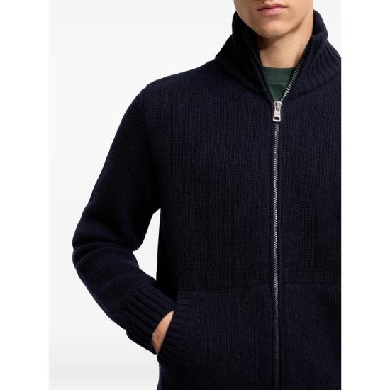 26FW 몽클레어 집업 니트 M4281 9B000 58 745 BLUE - MONCLER