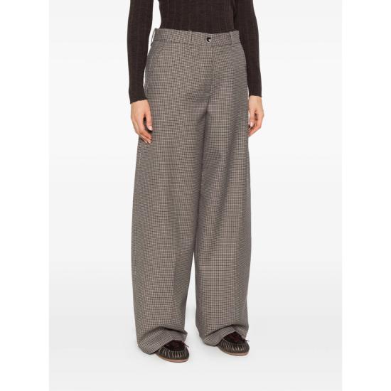 26FW 나인인더모닝 수트 팬츠 9FW26 NAN29 CHEKA BROWN BLACK - NINE IN THE MORNING