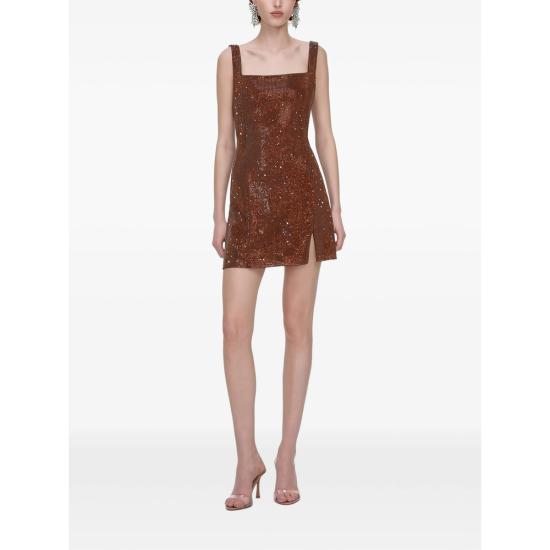 27SS 셀프 포트레이트 원피스 SC26 005SA BR BRONZ BROWN - SELF PORTRAIT
