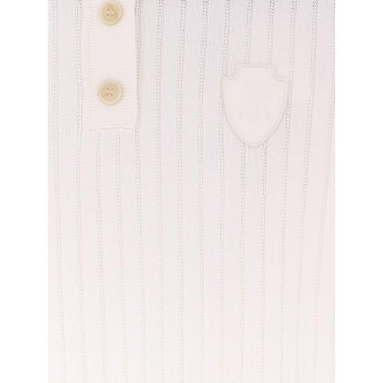 26FW 브루넬로 쿠치넬리 폴로 티셔츠 M19258205 CBD81 WHITE - BRUNELLO CUCINELLI