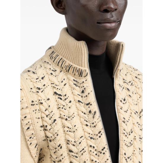 26FW 마르지엘라 오픈워크 울 가디건 오픈워크 울 가디건 M13328 S67HP0044 107 NEUTRALS - MAISON MARGIELA