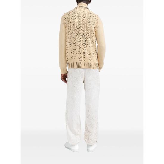26FW 마르지엘라 오픈워크 울 가디건 오픈워크 울 가디건 M13328 S67HP0044 107 NEUTRALS - MAISON MARGIELA