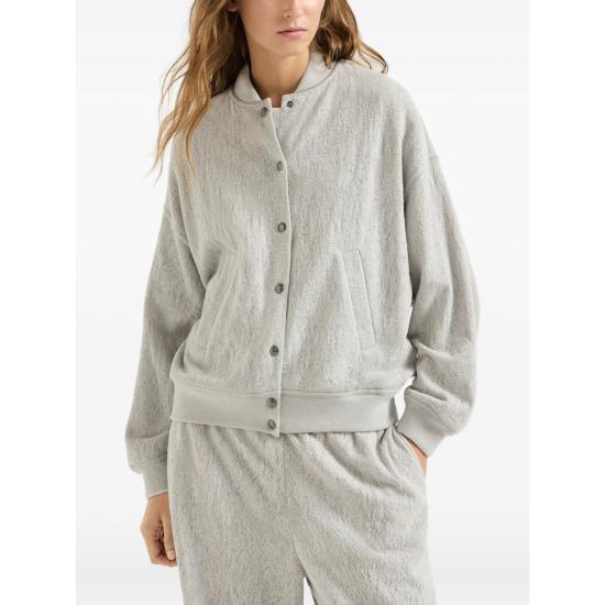 26FW 브루넬로 쿠치넬리 긴팔 티셔츠 MG963B2Y06 C3996 GREY - BRUNELLO CUCINELLI