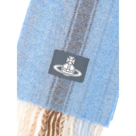 26FW 비비안웨스트우드 머플러/스카프 8103014F W01MN K403 BLUE - VIVIENNE WESTWOOD