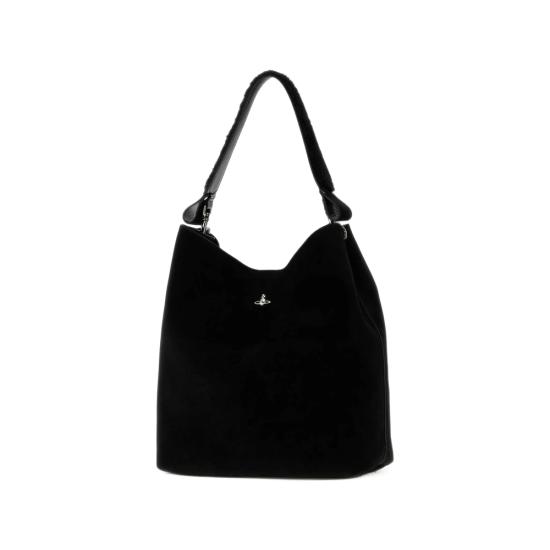 26FW 비비안웨스트우드 아카이브 오르브 레더 토트백 4601000IW L00AW N401 BLACK - VIVIENNE WESTWOOD