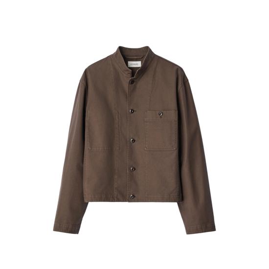 26FW 르메르 헤비 코튼 트윌 스탠드 칼라 재킷 OW1289 LF1452 BR489 BROWN