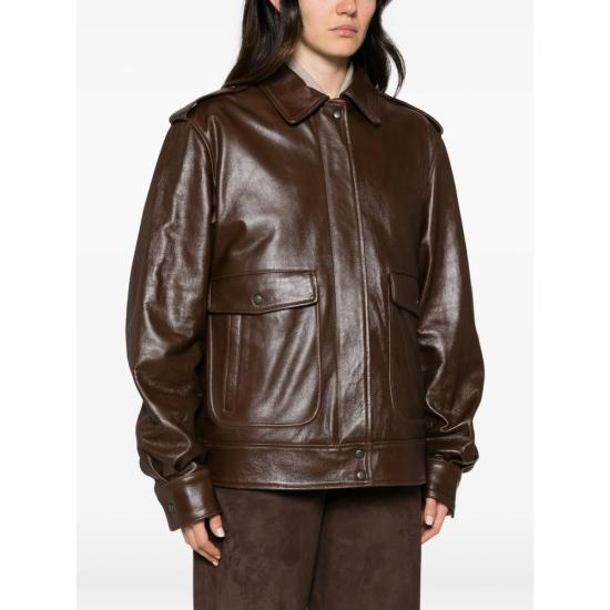 26FW 카셀 가죽 자켓 MR27 SCOT VIBRO BROWN - CASSELL