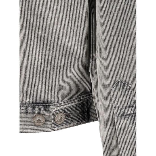 26FW 비비안웨스트우드 데님 자켓 2801000N W01PA K410 GREY - VIVIENNE WESTWOOD