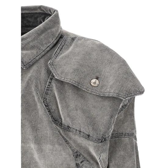 26FW 비비안웨스트우드 데님 자켓 2801000N W01PA K410 GREY - VIVIENNE WESTWOOD