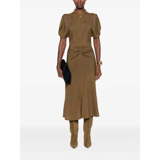 26FW 빅토리아 베컴 원피스 1426WDR005227A GOLDE GREEN - VICTORIA BECKHAM