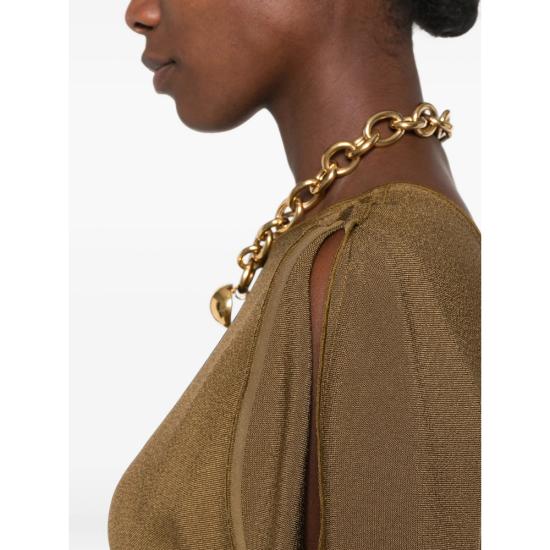 26FW 빅토리아 베컴 원피스 1426WDR005227A GOLDE GREEN - VICTORIA BECKHAM