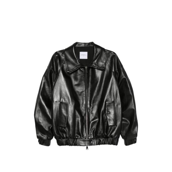 26FW 카셀 가죽 자켓 MR5 ROCK BLACK