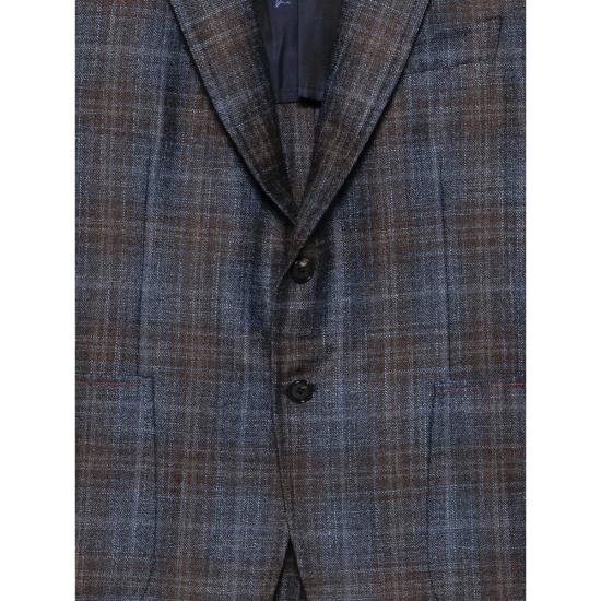 26FW 이사이아 수트 자켓 9968K C21GSI 810 BLUE BROWN - ISAIA