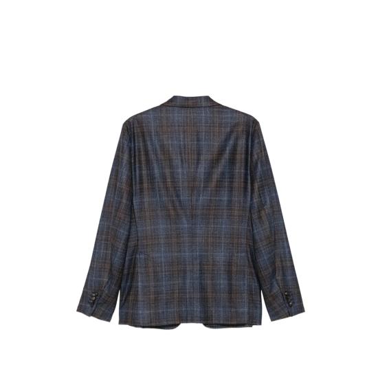 26FW 이사이아 수트 자켓 9968K C21GSI 810 BLUE BROWN - ISAIA