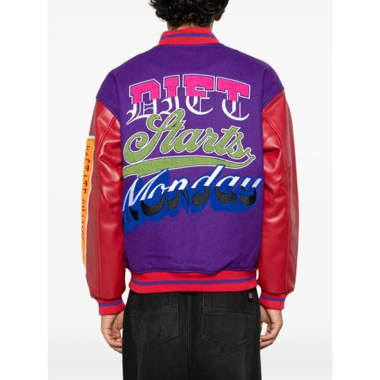 26FW 다이어트 스타츠 먼데이 봄버 자켓 DSM FW26 065 PURED PURPLE RED - DIET STARTS MONDAY