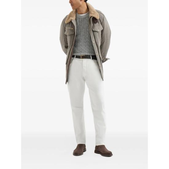 26FW 브루넬로 쿠치넬리 데님 팬츠 M277PX1290 C7210 WHITE - BRUNELLO CUCINELLI