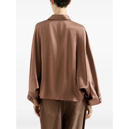 26FW 브루넬로 쿠치넬리 셔츠 M0C59MQ606 C832 BROWN - BRUNELLO CUCINELLI