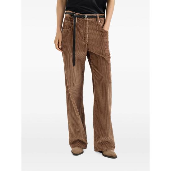 26FW 브루넬로 쿠치넬리 스트레이트 팬츠 MA180P9075 C832 BROWN - BRUNELLO CUCINELLI