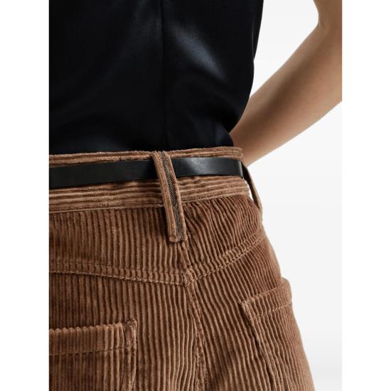 26FW 브루넬로 쿠치넬리 스트레이트 팬츠 MA180P9075 C832 BROWN - BRUNELLO CUCINELLI